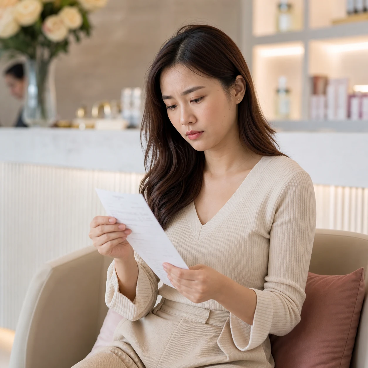 Minh họa chi phí triệt lông tại spa