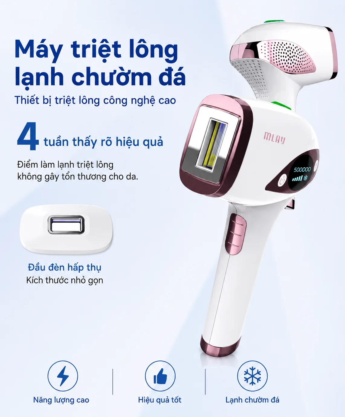 MLay T4 với đầu đèn hấp thụ và làm lạnh